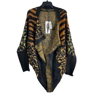 NWT Max Sport Animal Print Cardigan.  SZ S/M